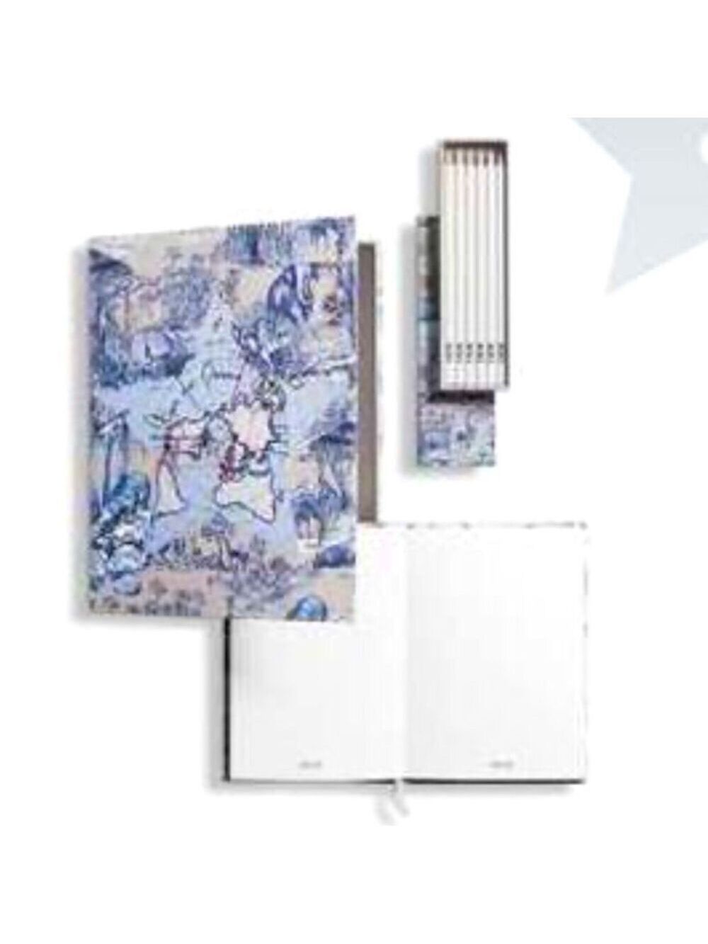 Dior Office Around The World Gift Set Notebook Pencils Gift Box Authentic